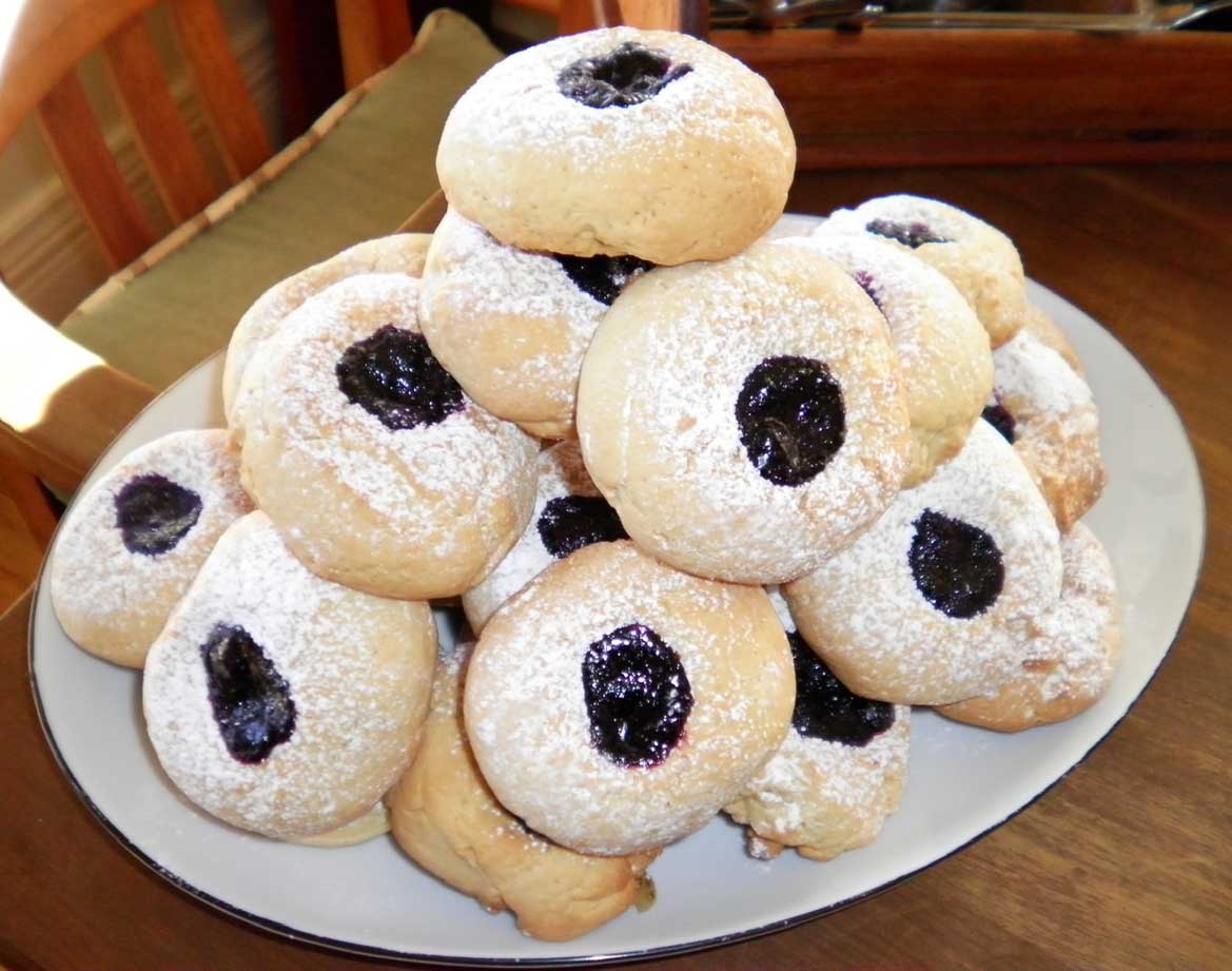 Raspberry Jam Biscuits